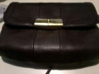 Coach Kristin Leather Crossbody Handbag Plum 45128  