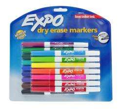 Expo Low Odor Fine tip Dry Erase Markers (Pack of 16)  