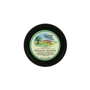 Glacier Ridge Smoked Gouda Cheese Spread (Economy Case Pack) 8 Oz Tub 