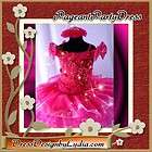 135S Cerise Semi Glitz Beauties National Pageant Dress Toddler Girls 