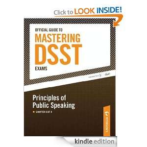 Official Guide to Mastering DSST Exams  Principles of Public Speaking 