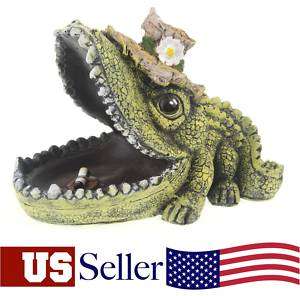 Bayou Billy ceramic Alligator figurine ashtray  