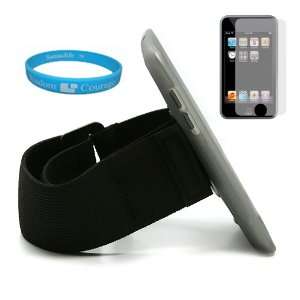   Exercise Workout Armband + Clear Screen Protector for iPod Touch LCD