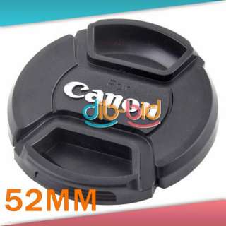 52mm Snap On Cap Hot Front Cover for Camera Canon Lens  