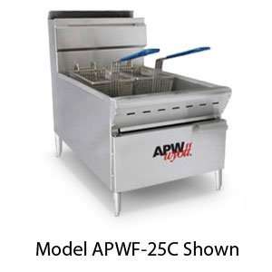 APW Wyott APW F15C LP   15 lb Countertop Fryer, LP 