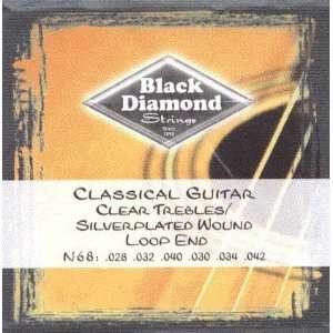  Black Diamond Classical Guitar Strings Loop End 