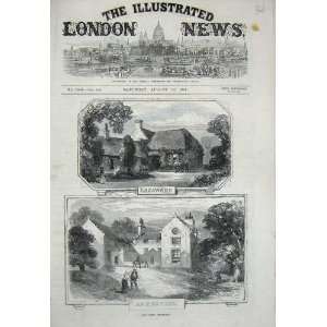    1871 Scott Centenary Lasswade Ashestiel Houses Farm