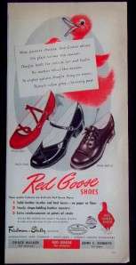Vintage Childrens Red Goose Shoes Magazine Print Ad  