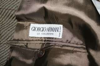 GIORGIO ARMANI Men $950 Check Sport Coat JACKET 46 L  