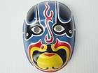 Chinese Art Hand Painted Exotic Peking Opera Mask ^_^Paper Pulp 