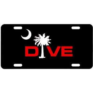  Dive South Carolina License Plate 