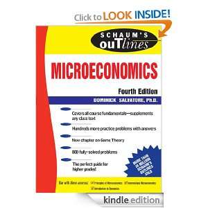 Schaums Outline of Microeconomics, 4th edition (Schaums Outline 