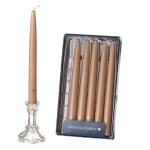 Colonial Candle Honey 12 in Handipt Taper Dinner Candles 