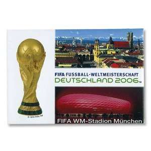 2006 WC Stadium Magnet   Munich   8x5cm 