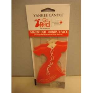  Yankee Candle Macintosh Apple Go Red Air Fresheners Bonus 