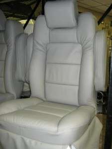 Chevy/Ford Conversion Van/RV GRAY Leather Bucket Seats  