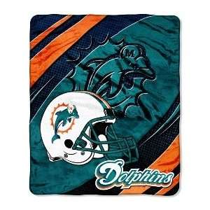  Miami Dolphins 50 x 60 Micro Raschel Throw Sports 