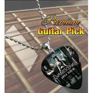  Evanescence 2011 Tour Premium Guitar Pick Necklace 