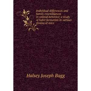 Individual differences and family resemblances in animal behavior, a 