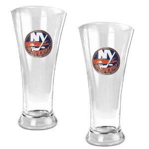  NHL New York Islanders Two Piece 19 Ounce Pilsner Glass 