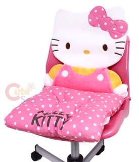 Sanrio Hello Kitty Chair Cushion with Back Pad License  