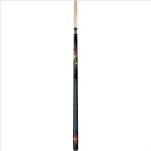 Players Tribal Flame Pool Cue D BK5 