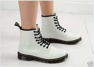 Womens Military Combat Boots White US 6~8  