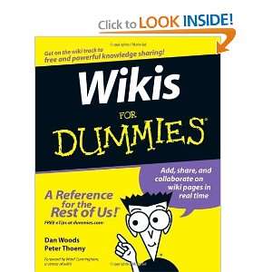  Wikis For Dummies [Paperback] Dan Woods Books