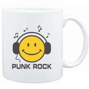 Mug White  Punk Rock   Smiley Music 