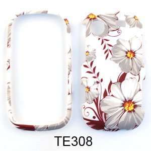  Samsung Messager Touch R630 White Flowers with Red Leaves 