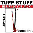 48 inch HIGH HI LIFT FARM JACK 6600 lbs CAPACITY   4X4, TRUCK & JEEP