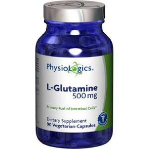  Physiologics   L Glutamine 500 mg 90 vcaps Health 
