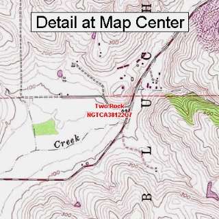  USGS Topographic Quadrangle Map   Two Rock, California 