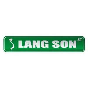   LANG SON ST  STREET SIGN CITY VIETNAM