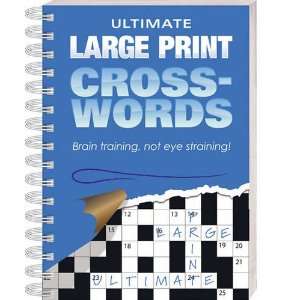  Ultimate Large Print Crosswords Blue (9781741854695 