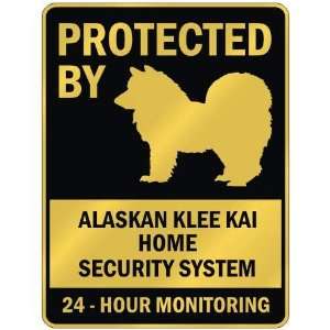 PROTECTED BY  ALASKAN KLEE KAI HOME SECURITY SYSTEM  PARKING SIGN 