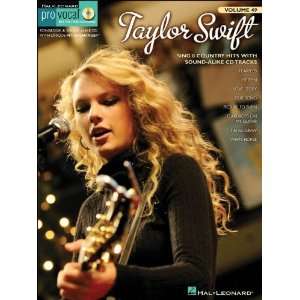  Taylor Swift   Pro Vocal Womens Edition Volume 49   Book 