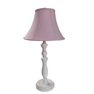 Pink Gingham Hood Lamp