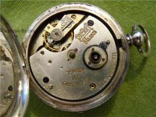 Antique Solid Silver Case H Samuel Acme Fob Pocket Watch  