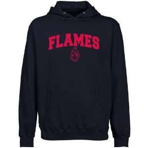 UIC Flames Navy Blue Mascot Arch Lightweight Pullover 