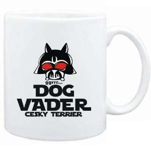 Mug White  DOG VADER  Cesky Terrier  Dogs  Sports 