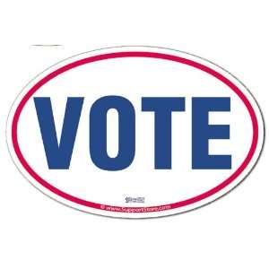  VOTE Oval Bumper Sticker Decal Automotive