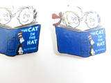 Dr. Seuss  Cat in the Hat Earrings   teacher, jewelry  