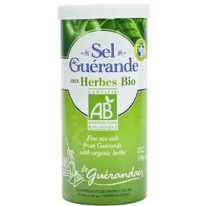 Fine Sea Salt from Guerande with Organic Herbs   1 shaker, 3.5 oz 