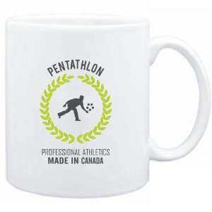  Mug White  Pentathlon MADE IN CANADA  Sports