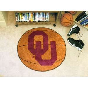 Oklahoma Sooners OU Basketball Rug 