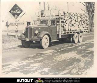1951 Mack Baumis Logging Truck Photo Coca Cola Pepsi  