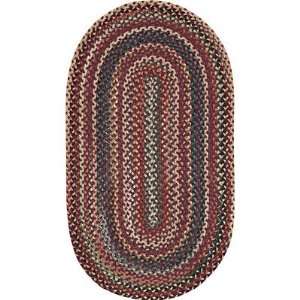 Capel Rugs Bear Creek 7x9 oval Heritage Red Area Rug 