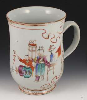 1790 CHINESE EXPORT PORCELAIN LARGE CUP/MUG  
