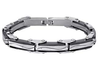 Mens Fashion Stainless Steel Link Bracelet  